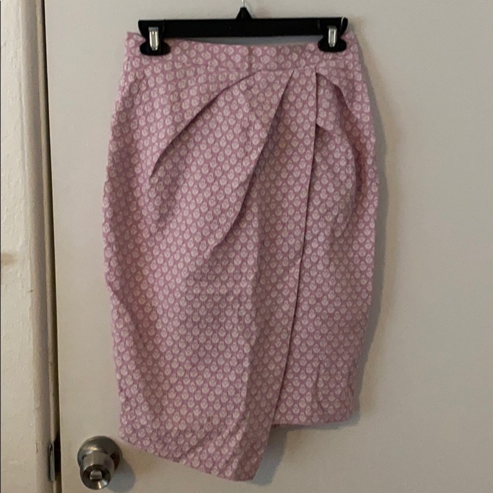 High waisted wrap lose-fit pencil skirt